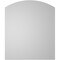 Ekena Millwork Arch Top Surface Mount PVC Gable Vent: Functional, w/ 3-1/2"W x 1"P Standard Frame, 32"W x 38"H GVPAR32X3801SF - alternate 2